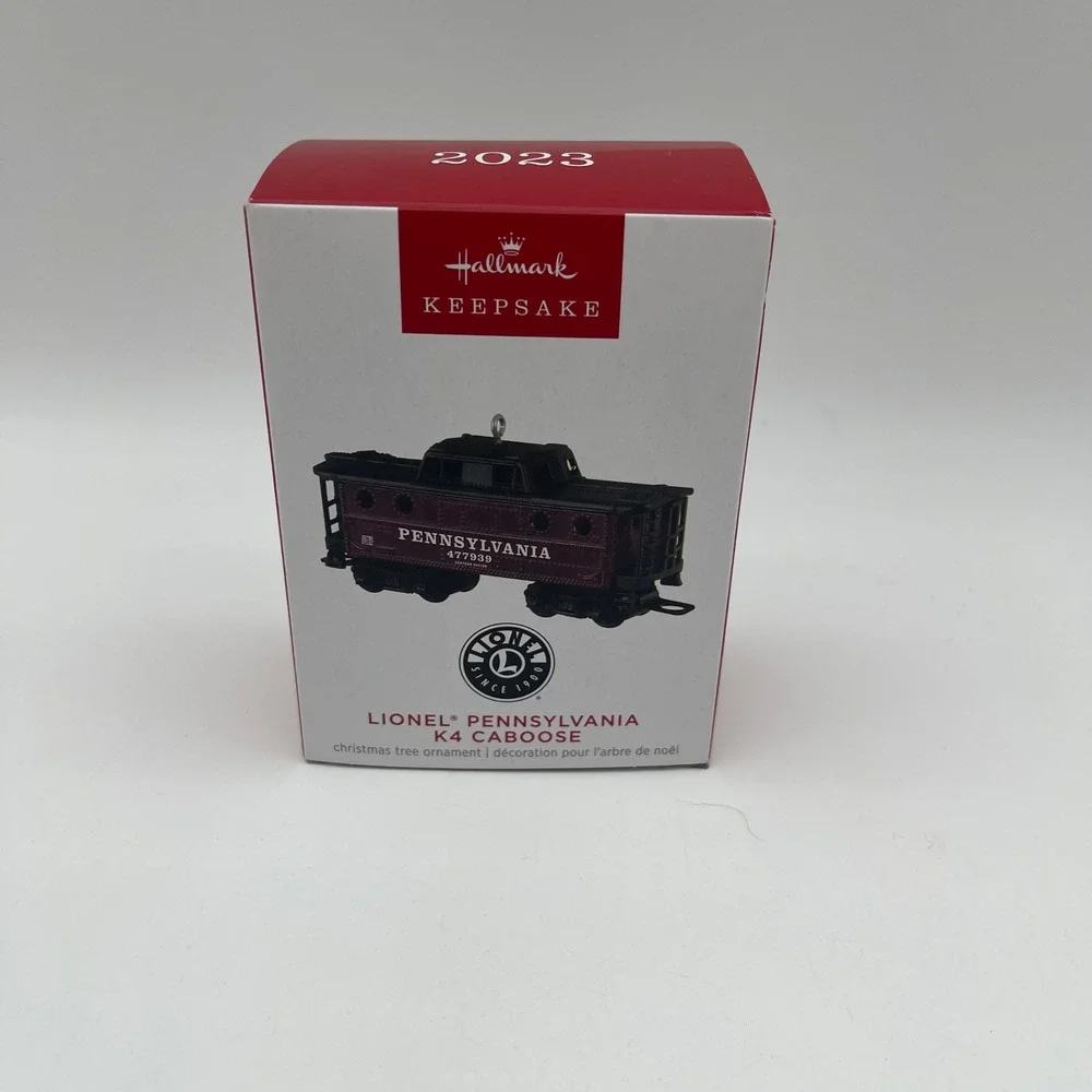 Hallmark Keepsake 2023 Lionel Pennsylvania K4 Caboose Ornament Die-Cast QXI6379